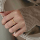 WHITE ZIRCONIA RING (all 2 colors)