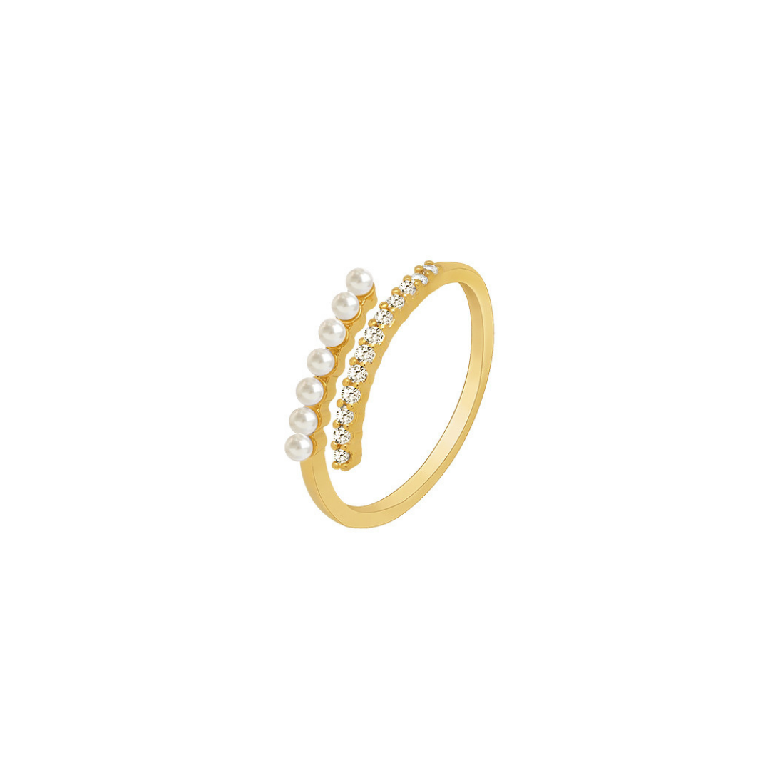 WP ZIRCONIA OPEN RING（Gold）