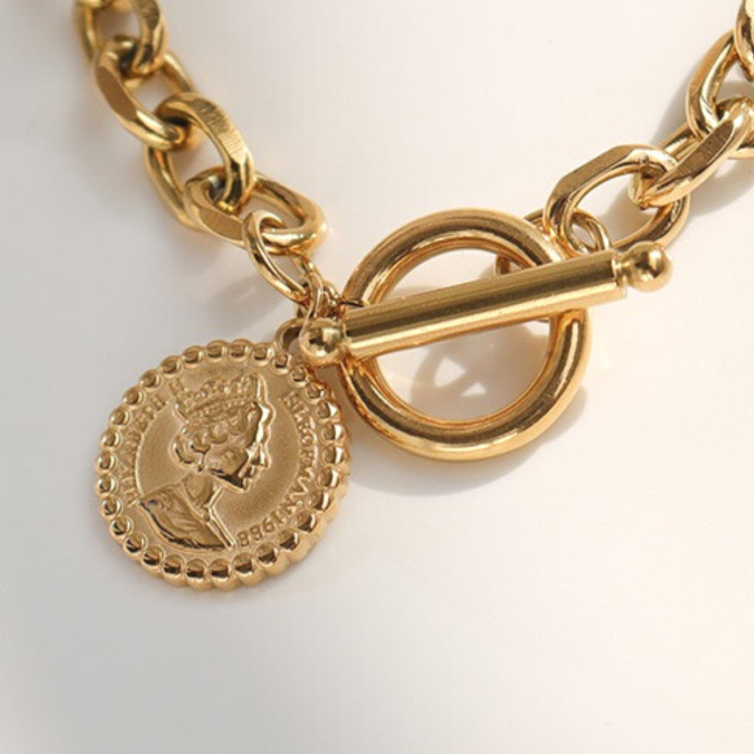 ELE MEDAL CHAIN ​​BRACELET