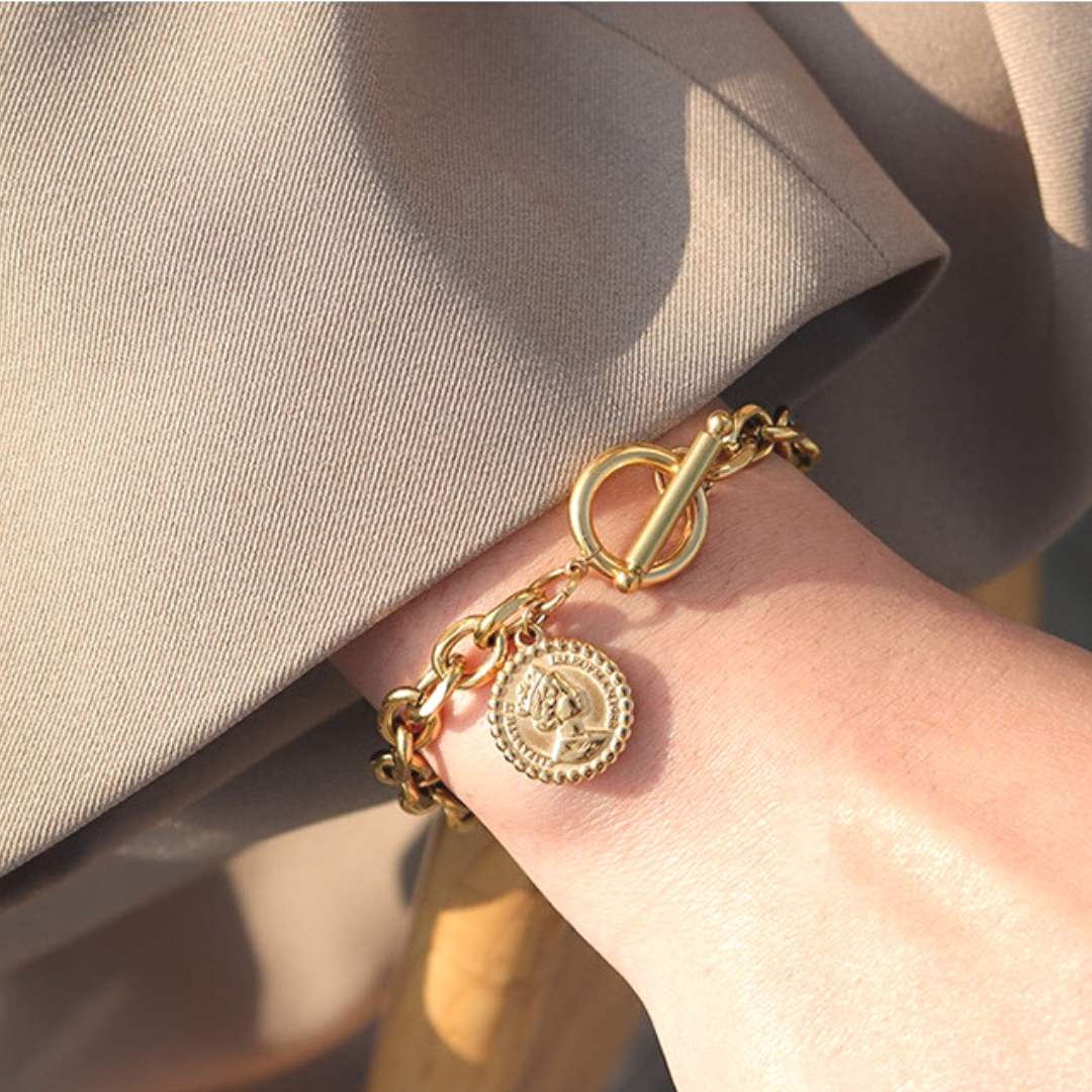 ELE MEDAL CHAIN ​​BRACELET