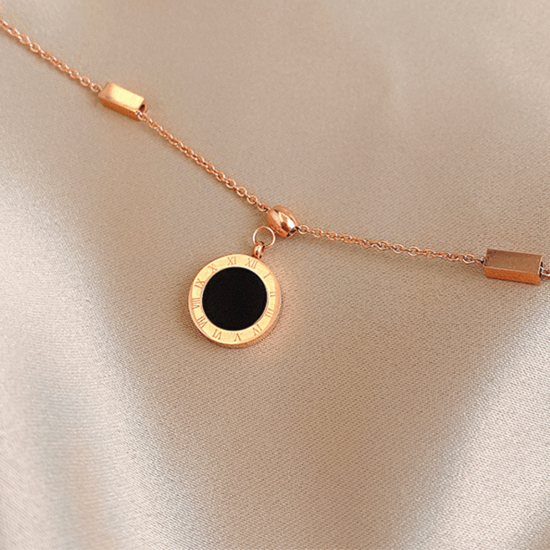 GOLD PLATE NECKLACE（Gold）