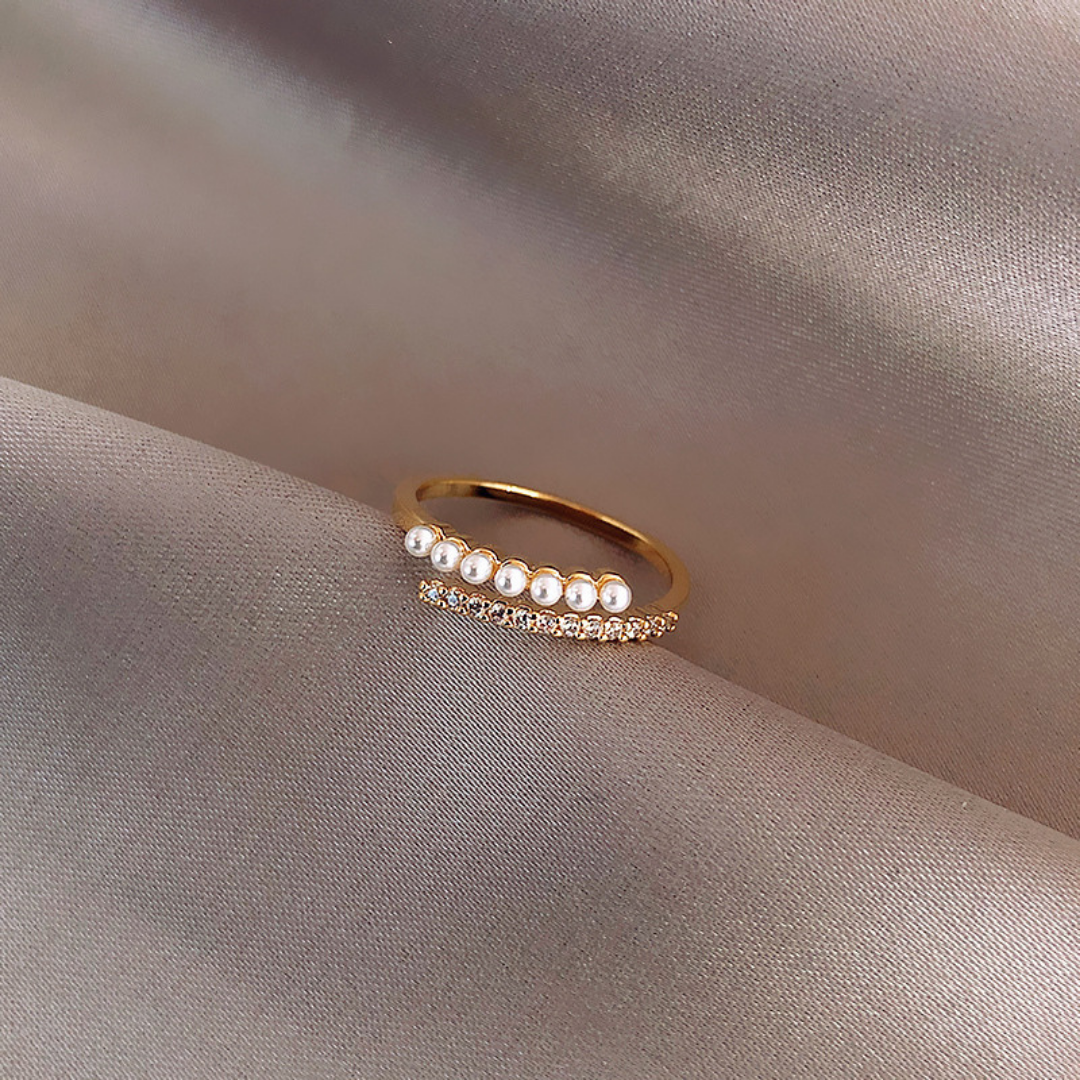 WP ZIRCONIA OPEN RING（Gold）