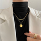 520 LETTER NECKLACE（Gold）