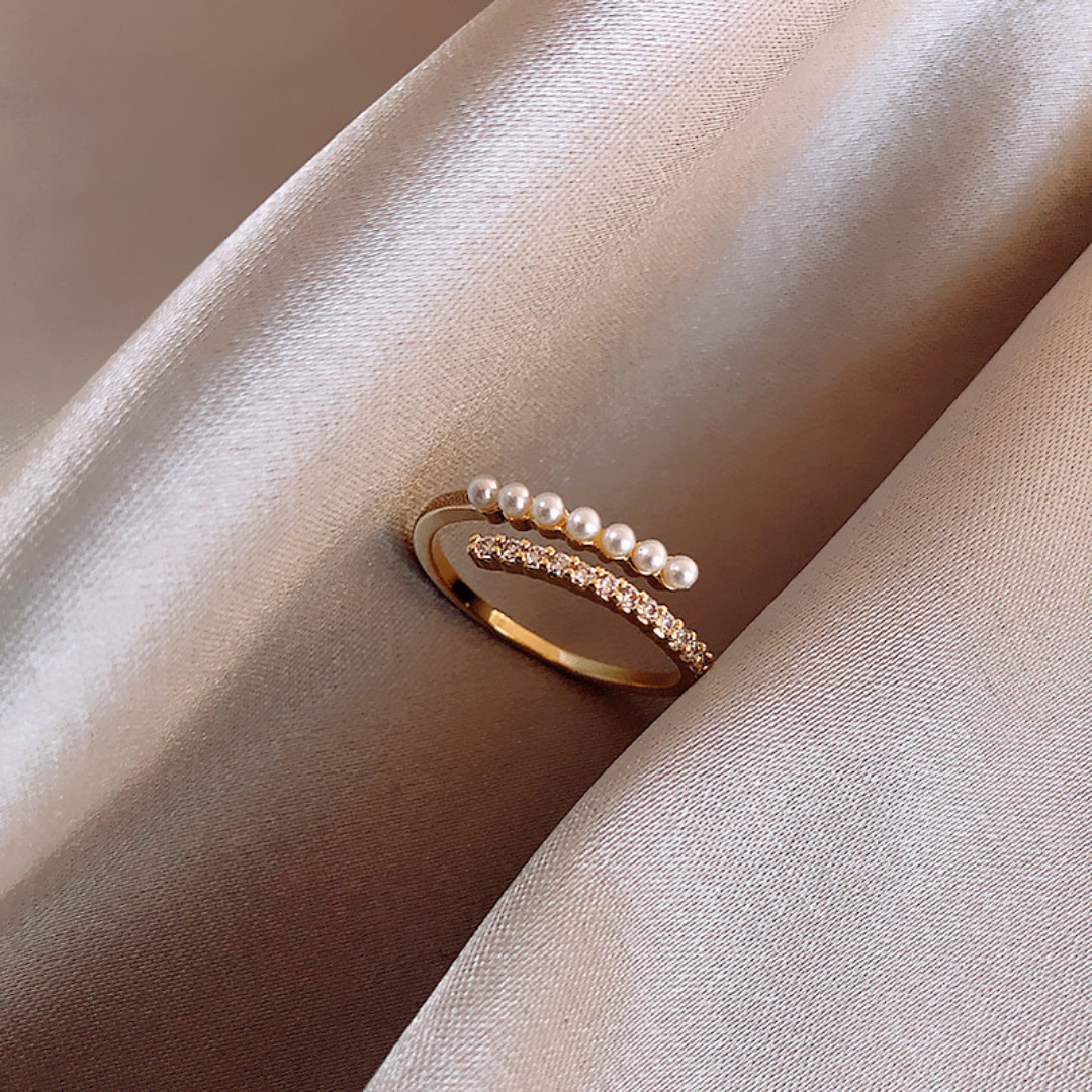 WP ZIRCONIA OPEN RING（Gold）