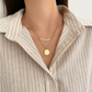 520 LETTER NECKLACE（Gold）