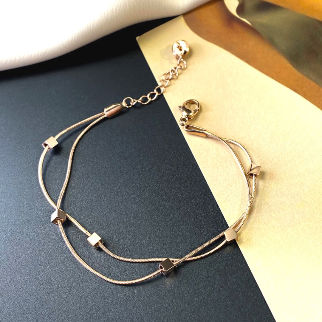 GOLD LAYER BRACELET（全2色）